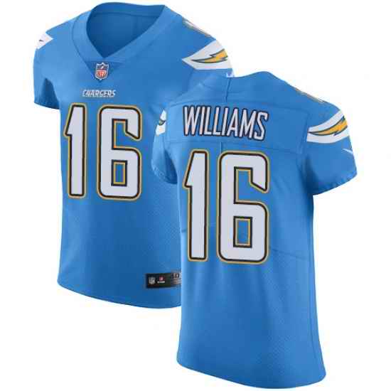 Nike Chargers #16 Tyrell Williams Electric Blue Alternate Mens Stitched NFL Vapor Untouchable Elite Jersey